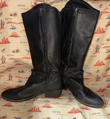 Botas de equitación Ariat para mujer 8,5 negras con cremallera completa moda ecuestre otoño Foto 1 de 4