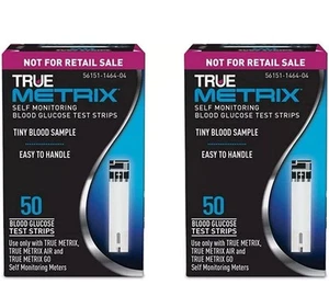 TRUE Metrix Blood Glucose 100 Test Strips Exp: 10/31/2025 New - Picture 1 of 5