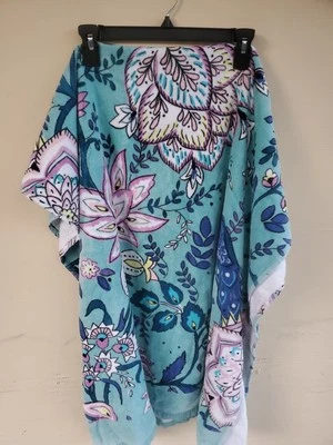 Vera Bradley Beach Towel TROPICAL PARA Pink RETIRED SIGNATURE RARE - Image 1 of 4