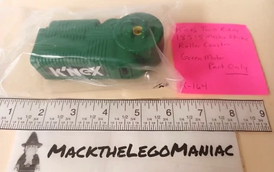 K’nex 18515 Mecha Strike Roller Coaster Green Motor Part Only - Image 1 of 3