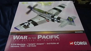 New Boxed Corgi AA34404 Ltd Edn P-51D Mustang - "Jumpin' Jacques" 1:32 - Picture 1 of 9