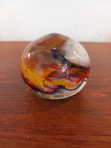 Siddy Langley Paperweight Signed & Dated 2023, Multicoloured - Picture 1 of 9