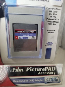 eFilm picturepad Memorystick Adaptateur vers Compact Fash Adaptateur Neuf dans sa boîte Carte MS vers CF - Photo 1 sur 3