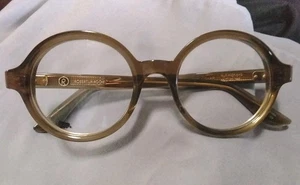 Roberto La Roche RLR 1107-013 OSKAR Eyeglass Frame Round Ligt Brown VINTAGE  - Picture 1 of 8