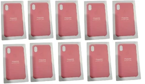 SET BESTEHEND AUS 10 OEM Apple Lederhülle (für iPhone Xs) - Pfingstrosenrosa MTEU2ZM/A - Bild 1 von 4