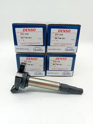 Bobinas de encendido DENSO 4X para Toyota y Lexus 2008-2015 1,8 L 90919-02258 673-1310 Foto 1 de 4