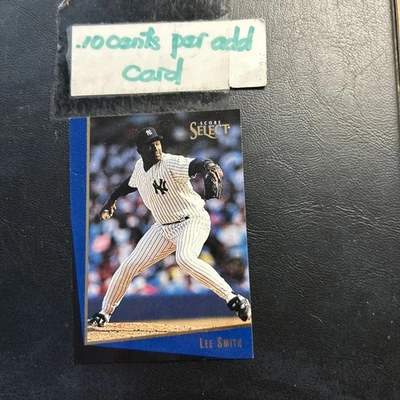 C55c #31T Lee Smith New York Yankees 1993 Score Rookie And Traded - Image 1 of 2