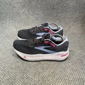 Brooks Ghost Max Black Pink Blue Running Shoes Size 10 Women’s - Foto 1 di 9