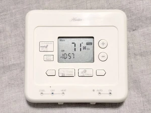 Hunter 44133 Universal Programmable Thermostat, Works Great, Minor Yellowing - Picture 1 of 10