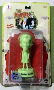 1999 The MUNSTERS Little Big Heads MARILYN Glow in the Dark MOC - Bild 1 von 3