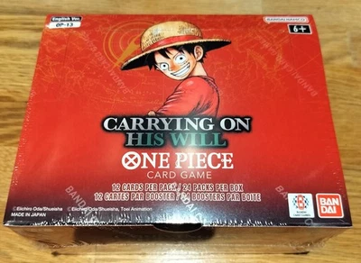 One Piece CCG Sealed Booster Box [OP-13] "Carrying on His Will" - Image 1 of 2