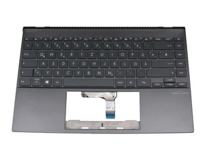Oryginalna klawiatura Asus ZenBook 14 UX425UA z Topcase DE (niemiecki) szara/szara m - Zdjęcie 1 z 4
