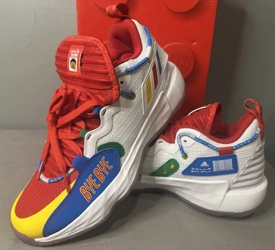Adidas Dama 7 ExtPly J LEGO Bye Bye Tenis S42806 Juvenil Talla 7 Foto 1 de 4