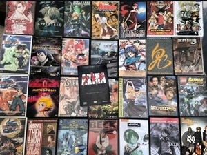 Anime Manga 30 DVDs Lot Some Sealed AKIRA APPLESEED BEYBLADE FINAL FANTASY VII  - Picture 1 of 14