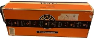 EX Lionel 6-83305 O Scale Illuminated 24" Winter's Covered Bridge New Open Box - Picture 1 of 6