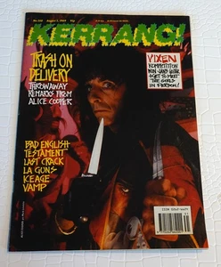 Kerrang Magazine Kerrang! 1989 Alice Cooper 250 - Picture 1 of 1