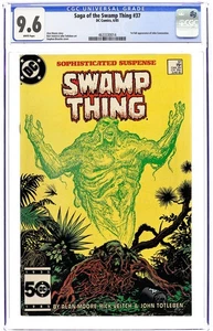 Swamp Thing #37 CGC 9.6 1985 4633330014 1st app. John Constantine Hellblazer - Picture 1 of 2