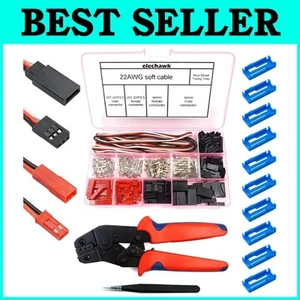 55 Sets RC Connector Crimp Pin Kit with Ergonomic Tool for Easy DIY Projects - Picture 1 of 8