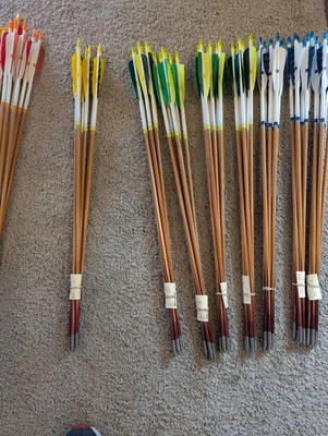 Footed Wood Arrows by Rusty's Feet, 1/2 Dozen - Image 1 of 4