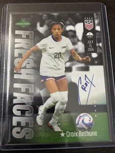Signiertes Croix Bethune 2025 Parkside Fresh Faces USWNT NWSL #3 Auto Must Have! - Bild 1 von 1
