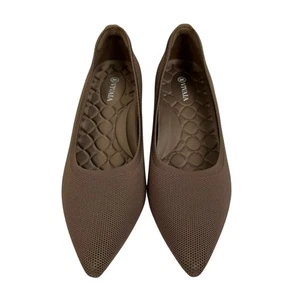 VIVAIA 43 US 11 Pointed-Toe Wedge Aria Wedge Pro Espresso Brown Knit Comfort - Picture 1 of 15