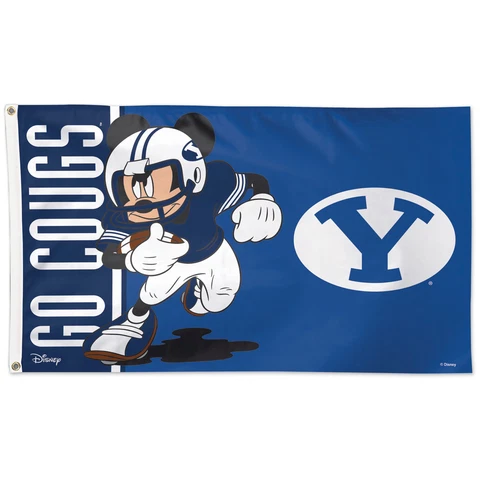 WinCraft BYU Cougars 3' x 5' Disney One-Sided Flag Cover