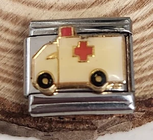 Krankenwagen ER EMT 9 mm italienischer Charm Armband Link Geburtstagsgeschenk - Bild 1 von 1