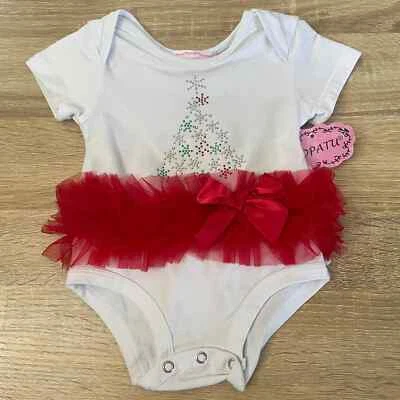 Body Popatu Holiday Tree Tutú Talla 12 Meses Foto 1 de 4