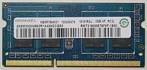 GENUINE Lenovo G70-80 G50-45 MEMORY RAM 2GB DDR3 PC3-12800 NB0R1504031 5M30G0499 - Picture 1 of 3