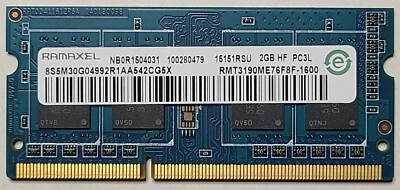 GENUINE Lenovo G70-80 G50-45 MEMORY RAM 2GB DDR3 PC3-12800 NB0R1504031 5M30G0499 - Image 1 of 3