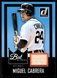 Miguel Cabrera 2016 Donruss Bat Kings Green 05/25 Detroit Tigers