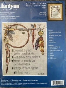 Janlynn #13-224 Web of Life Kit Punto de Cruz Atrapasueños Nativo Americano Nuevo - Imagen 1 de 11