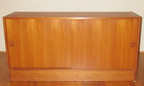 Vintage Domino Mobler Danish Modern Teak Buffet or Credenza Cover