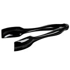 Visions 10" Black Disposable Plastic SQUEEZE Tongs/CASE OF 36/BRAND NEW