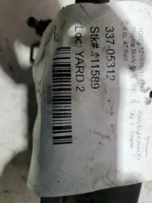 00-05, Cadillac Eldorado, Throttle Body Valve Assembly, Red, 4.6L, PN-12560099 - Image 1 of 3