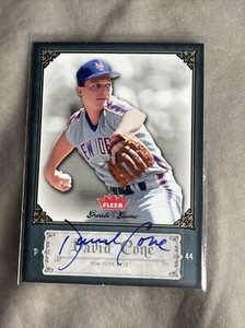 2006 Fleer Greats of the Game David Cone Auto 