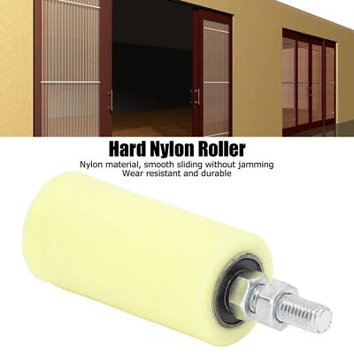 Puerta corredera poste guía rodillo nailon duro resistente puerta enrollable soporte guía Foto 1 de 4