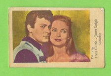1958 Dutch Gum Card PA #129 Tony Curtis and Janet Leigh