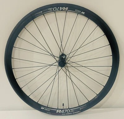 DT Swiss R470 db Front Rim 622 x 20 + Garmin Wheel Sensor + Vittoria Rubino Tyre - image 1 of 4