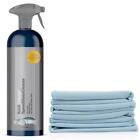 Chef Chemistry Speed Glass Cleaner Glass Cleaner 750ml + 4x Glass Cleaning Cloth Blue