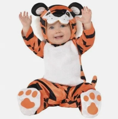 Disfraz de Tigre Pequeño Infantil 12-24 Meses ENVÍO GRATUITO Disfraz de Halloween 🎃  Foto 1 de 4