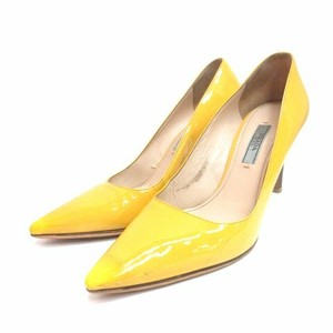 prada yellow heels