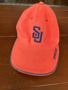 Vintage Ausrüstung für Sport - CUSE Syracuse Orangemen Hut Strapback Einheitsgröße orange blau - Bild 1 von 4
