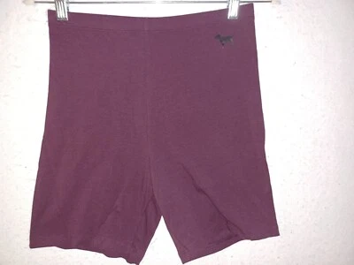 Shorts de bicicleta Victoria's Secret rosa ativo 6" logotipo M L verde camuflado azul feminino - Imagem 1 de 4