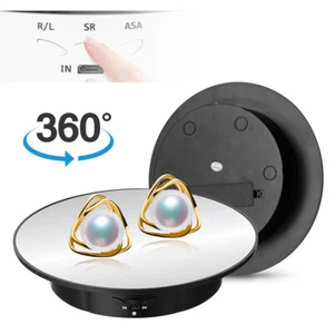 360 Degree Electric Rotating Turntable Display Stand 3 Speeds for Photography - Picture 1 of 9