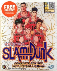 DVD Anime SLAM DUNK Complete TV Series (Vol. 1-101 End) + 4 Movies English Sub - Picture 1 of 8