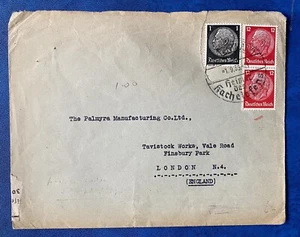 Letter First Day of WW II - Germany 1st September 1939 CENSORED on 2.09.1939 - Picture 1 of 7