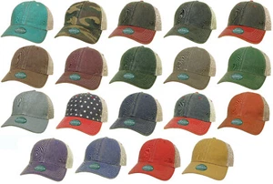 Legacy Old Favorite Trucker Cap Men's Adjustable Mesh Snapback Dad Cap OFA - Picture 1 of 80