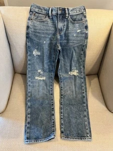 Never Worn GAP 90's Ripped Original Straight Boy's Denim Jeans - Size 10 - Picture 1 of 4