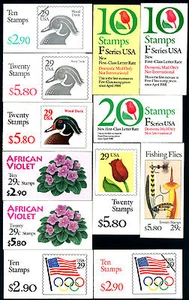 29c Booklets, BK173/BK196: 20 Different, NH Mint, CV $391 - Picture 1 of 2